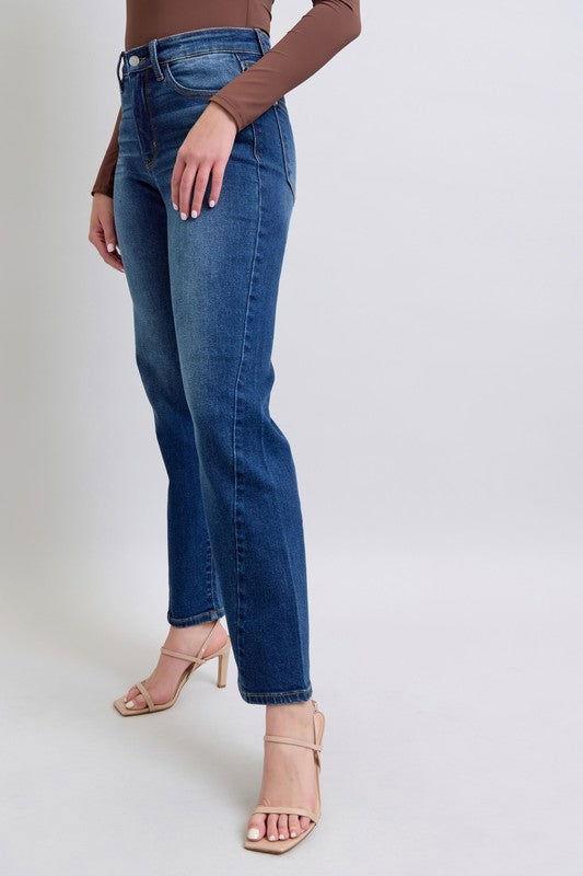 Judy Blue Full Size Side Seam Detail Straight Jeans with Pockets - Clothes For Her Online Store