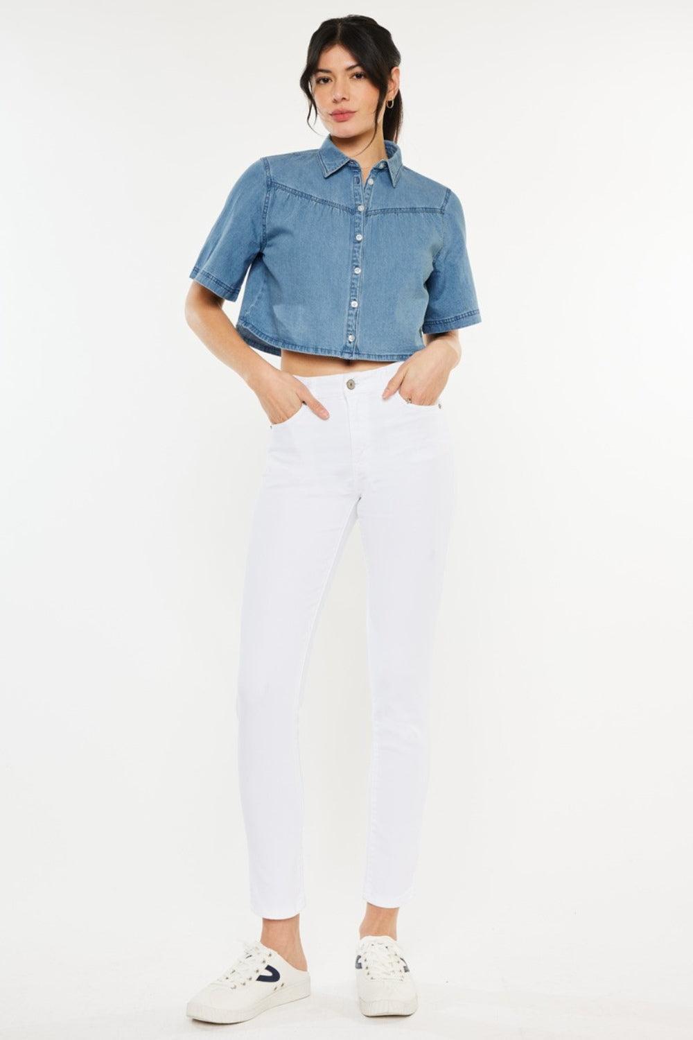 Kancan High Rise Ankle Skinny Jeans - Clothes For Her Online Store