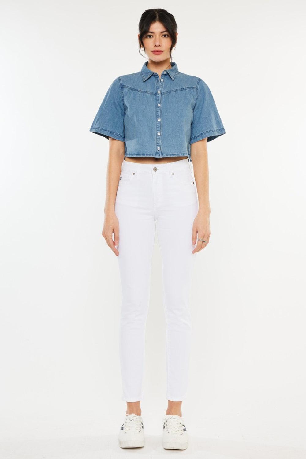 Kancan High Rise Ankle Skinny Jeans - Clothes For Her Online Store
