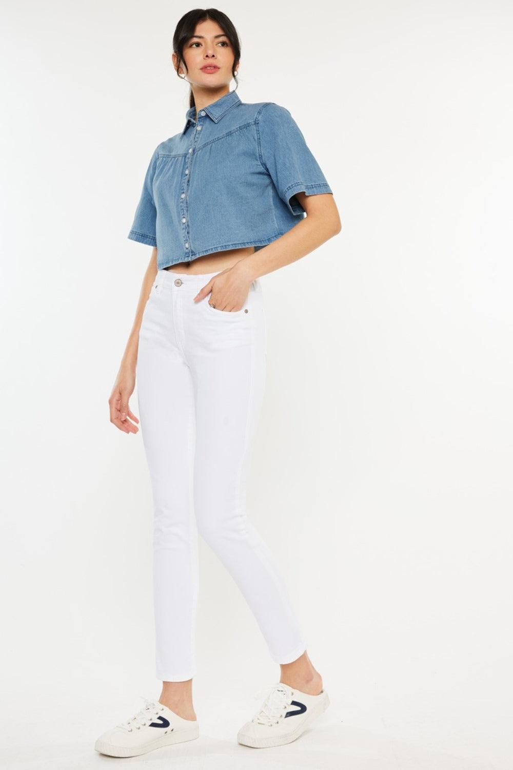 Kancan High Rise Ankle Skinny Jeans - Clothes For Her Online Store