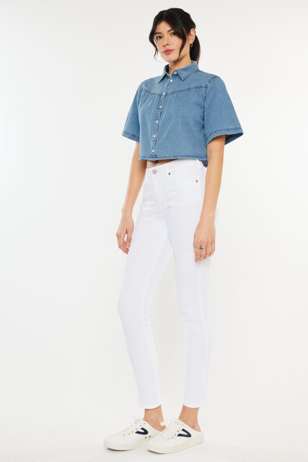 Kancan High Rise Ankle Skinny Jeans - Clothes For Her Online Store