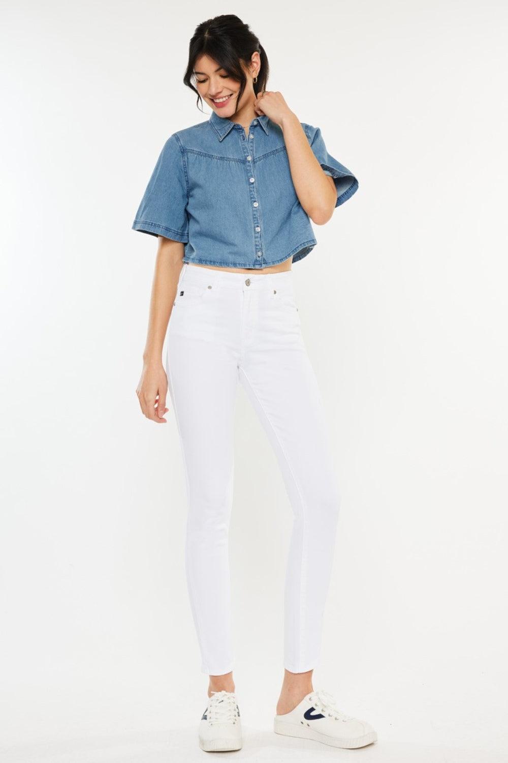Kancan High Rise Ankle Skinny Jeans - Clothes For Her Online Store