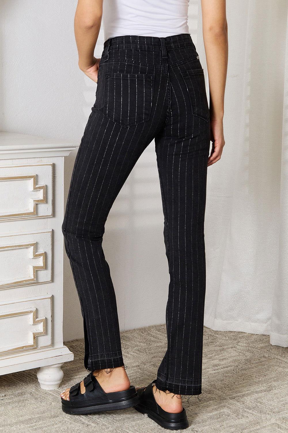 Kancan Striped Pants with Pockets - Clothes For Her Online Store