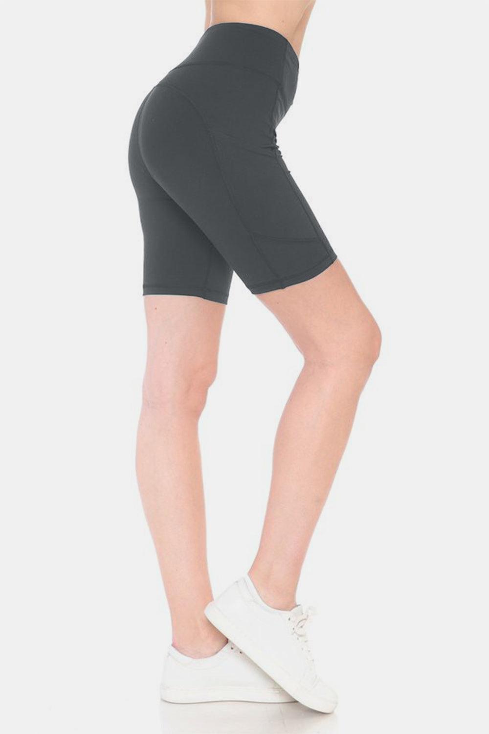 Leggings Depot Full Size High Waist Active Shorts - Clothes For Her Online Store