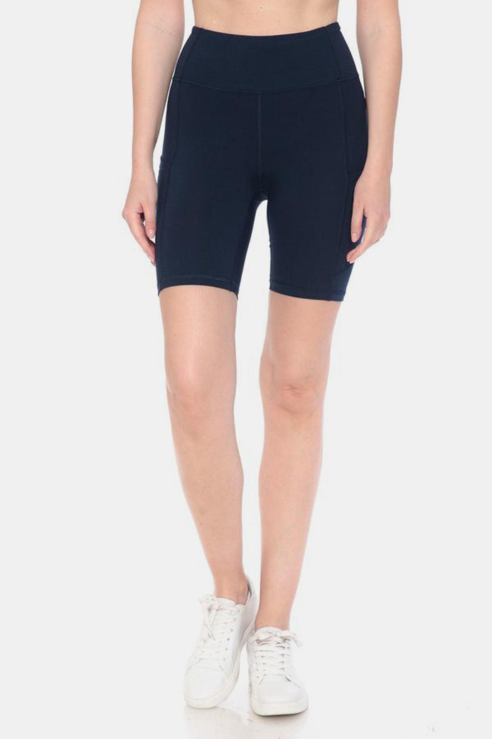 Leggings Depot Full Size High Waist Active Shorts - Clothes For Her Online Store