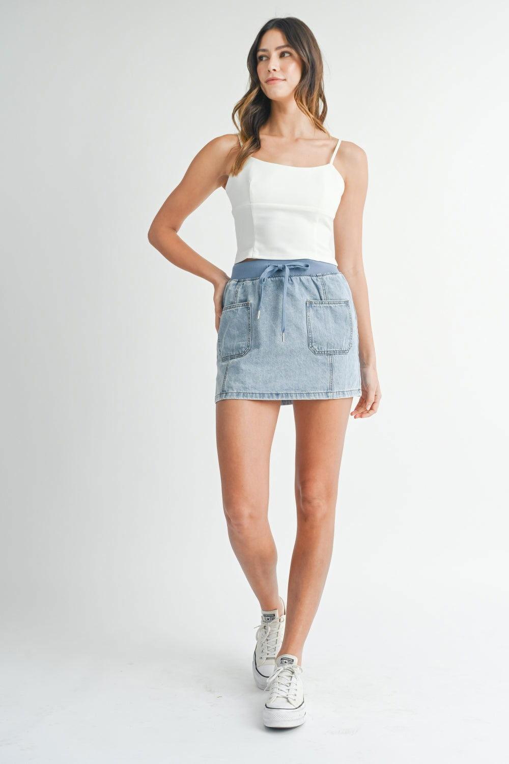 MABLE Strappy Back Cropped Cami - Clothes For Her Online Store