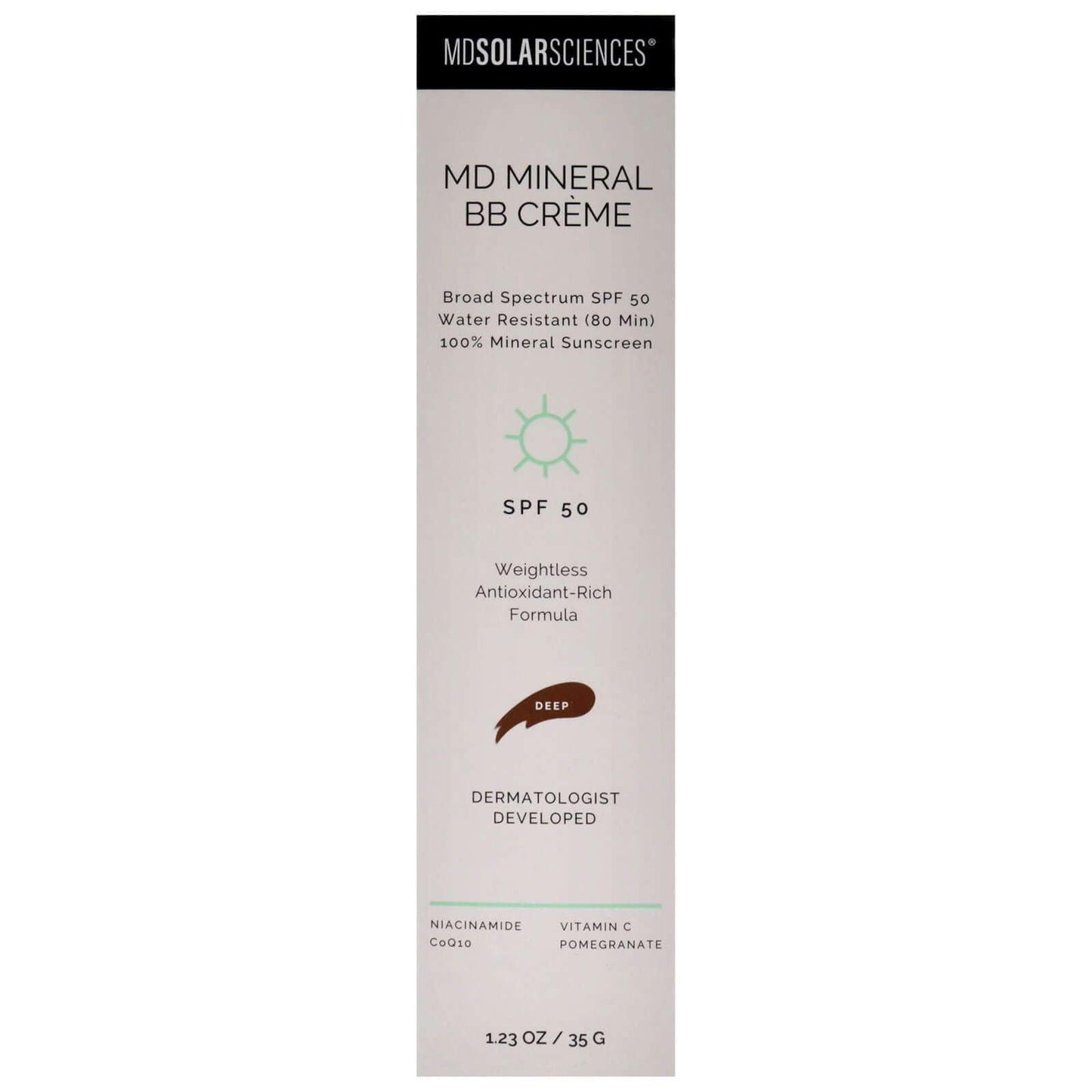 MD Mineral BB Cream SPF 50 - Deep by MDSolarSciences for Women - 1.23 oz Makeup - Clothes For Her Online Store