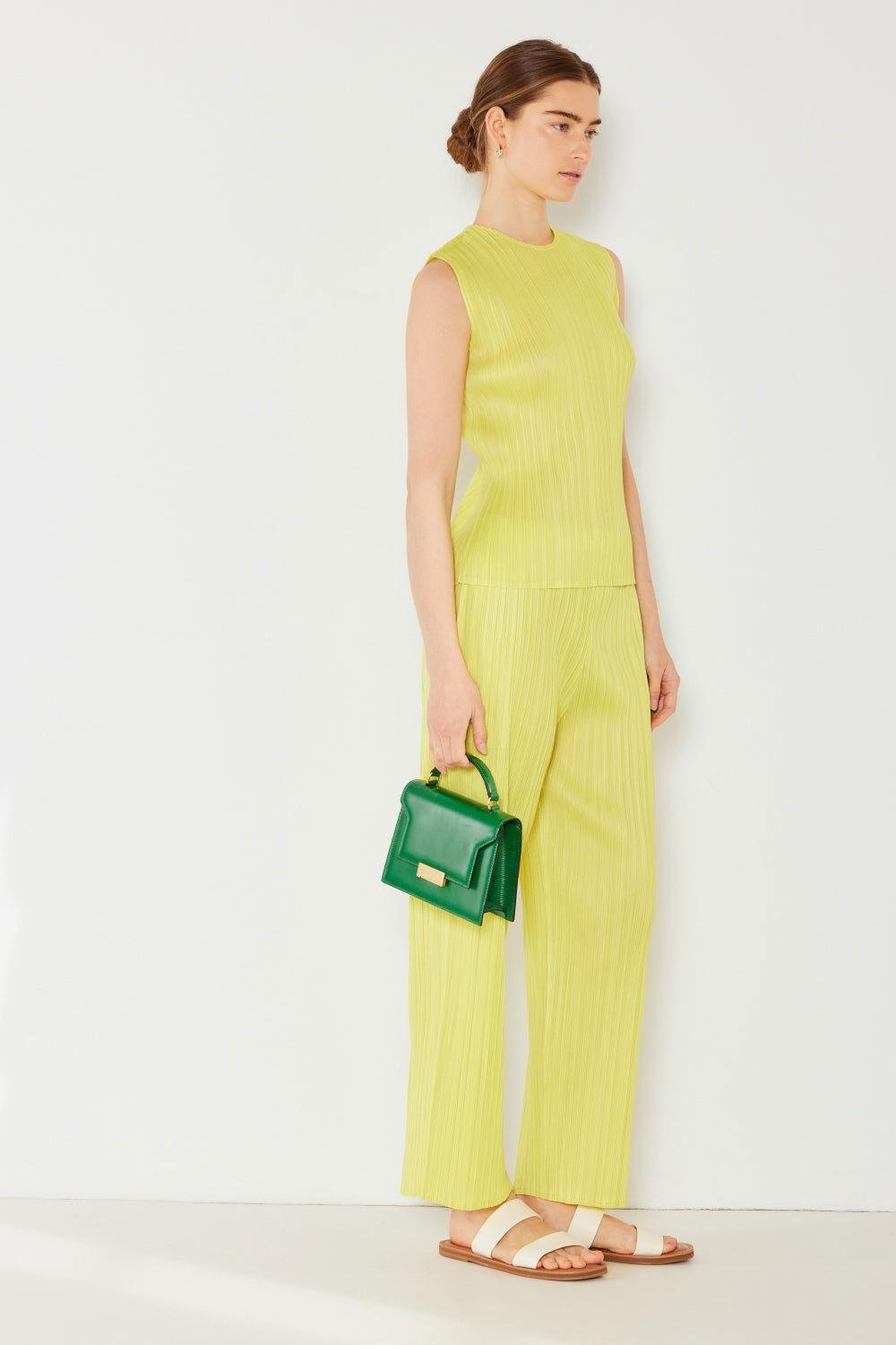 Marina West Swim Pleated Elastic-Waist Straight Pants - Clothes For Her Online Store