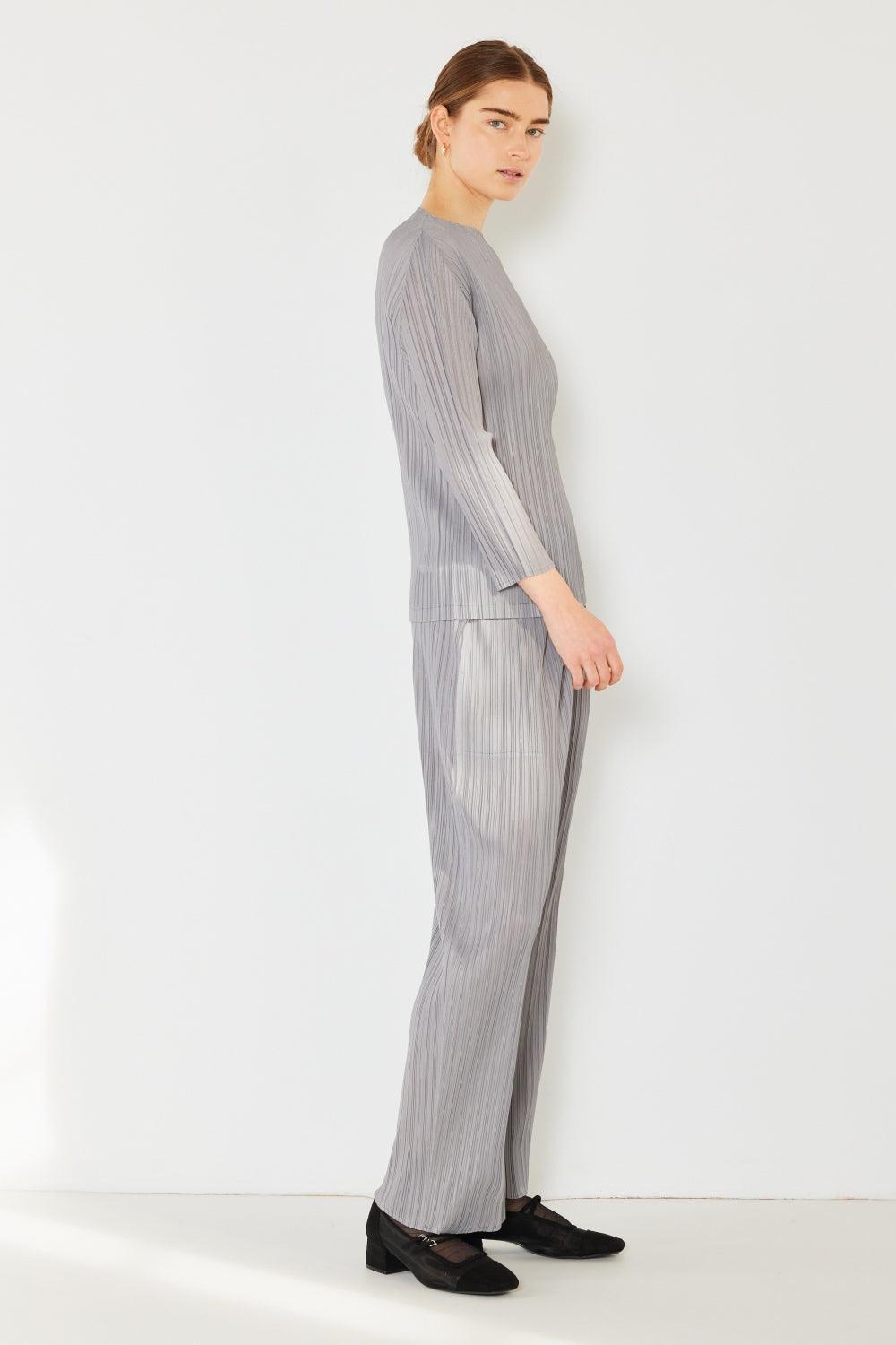 Marina West Swim Pleated Elastic-Waist Straight Pants - Clothes For Her Online Store