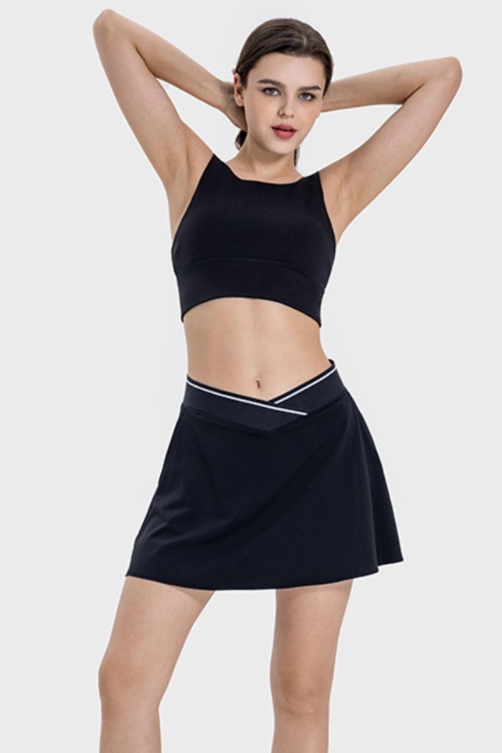 Millennia Backless Wide Strap Active Bra - Clothes For Her Online Store