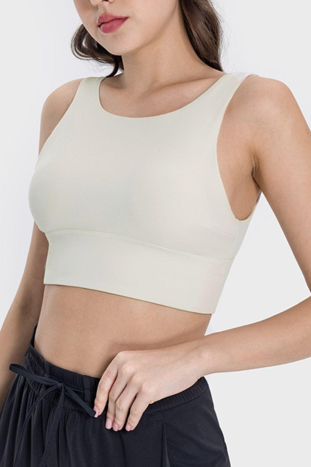 Millennia Backless Wide Strap Active Bra - Clothes For Her Online Store