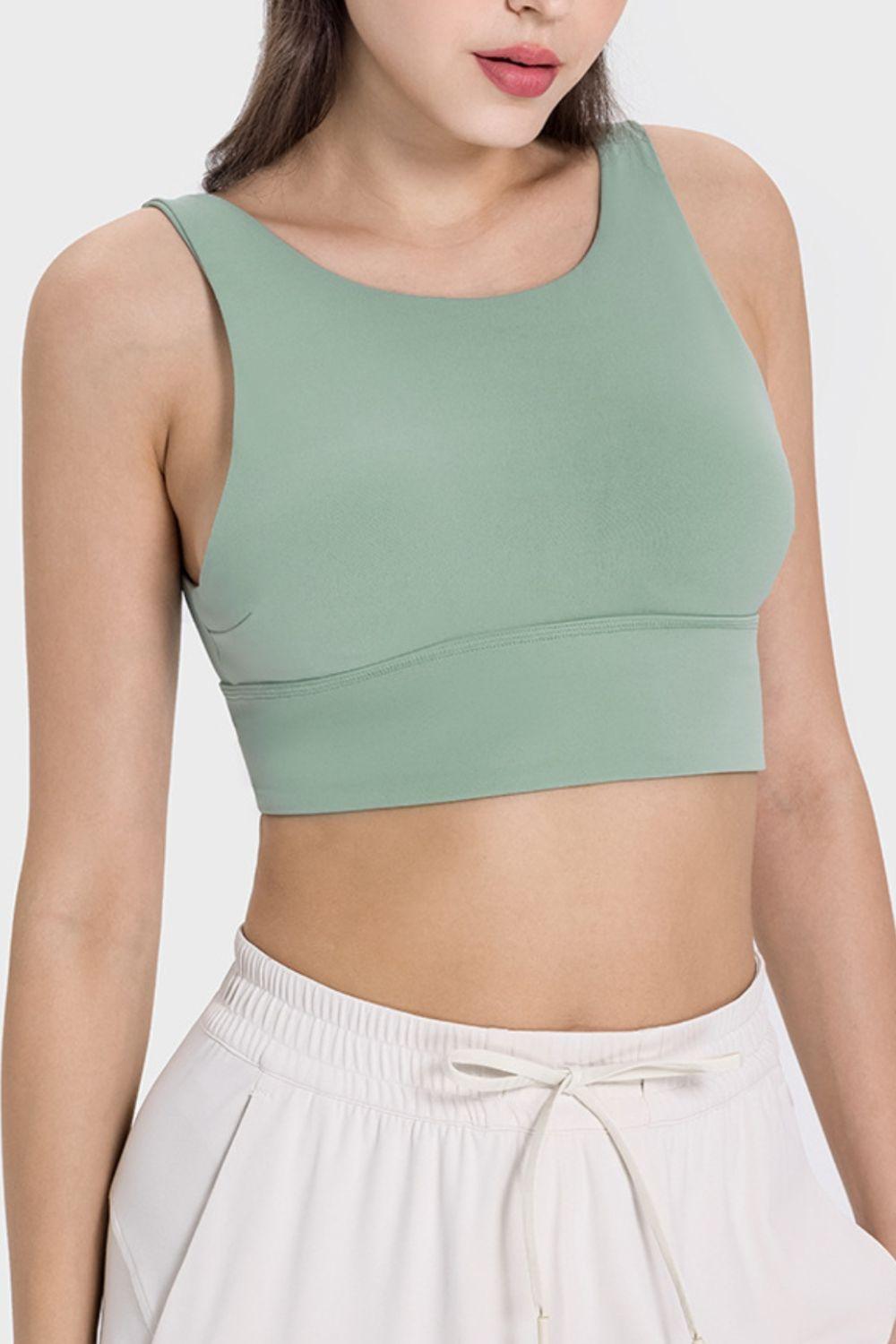 Millennia Backless Wide Strap Active Bra - Clothes For Her Online Store