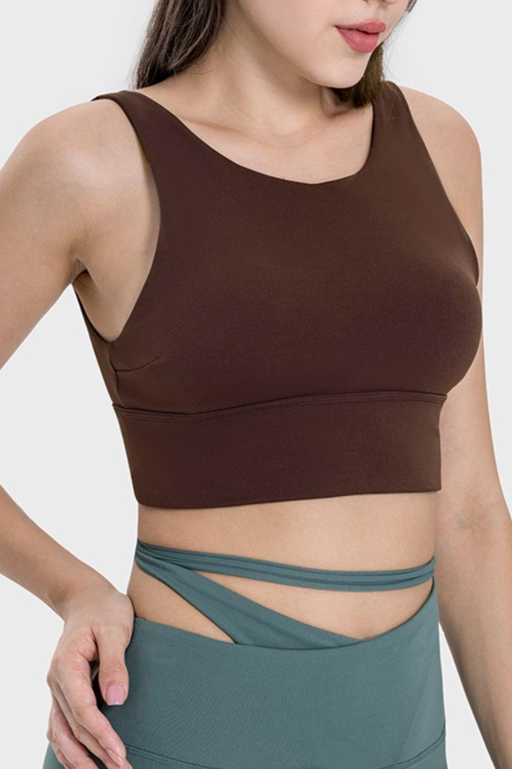 Millennia Backless Wide Strap Active Bra - Clothes For Her Online Store