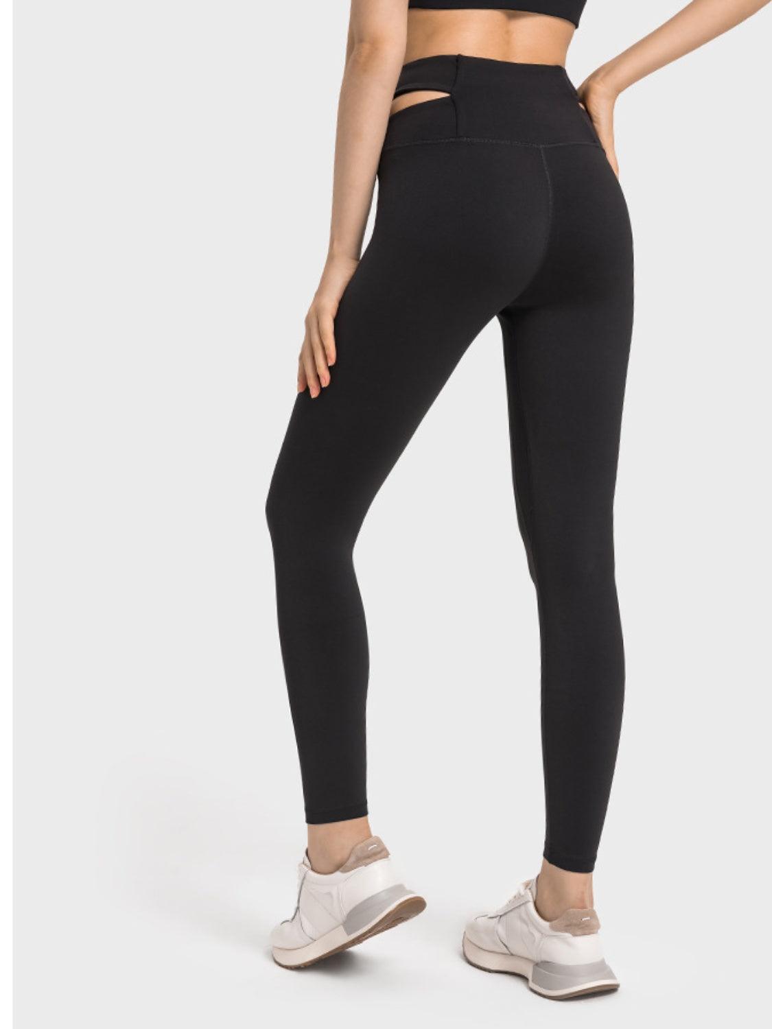Millennia Crisscross Cutout Sports Leggings - Clothes For Her Online Store