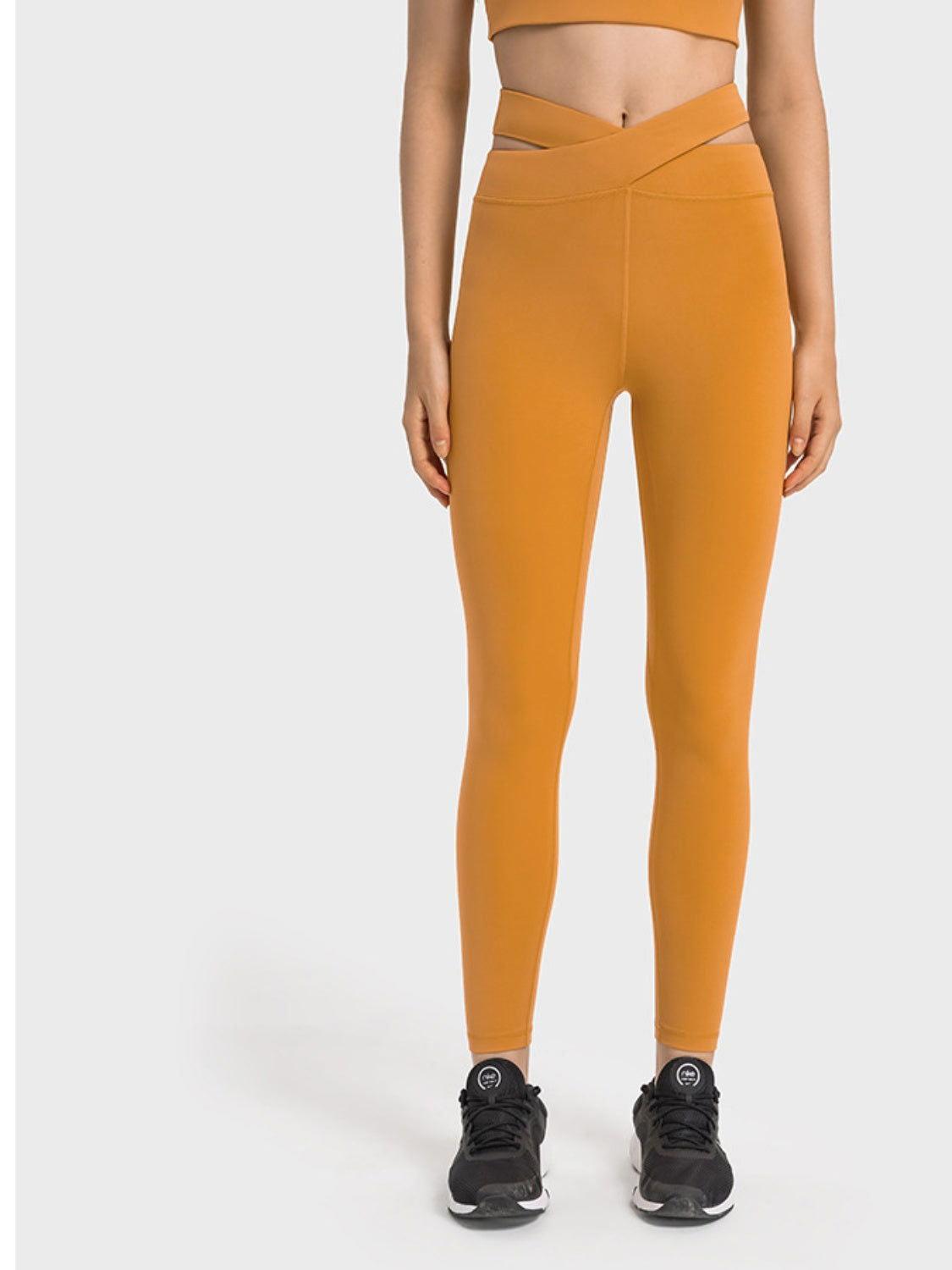 Millennia Crisscross Cutout Sports Leggings - Clothes For Her Online Store