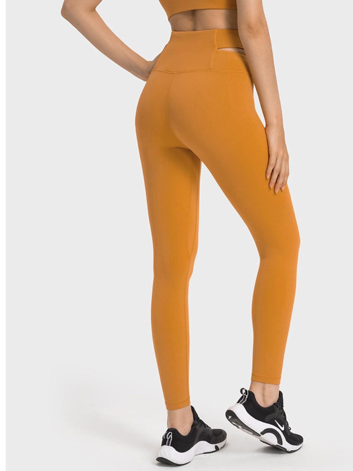 Millennia Crisscross Cutout Sports Leggings - Clothes For Her Online Store