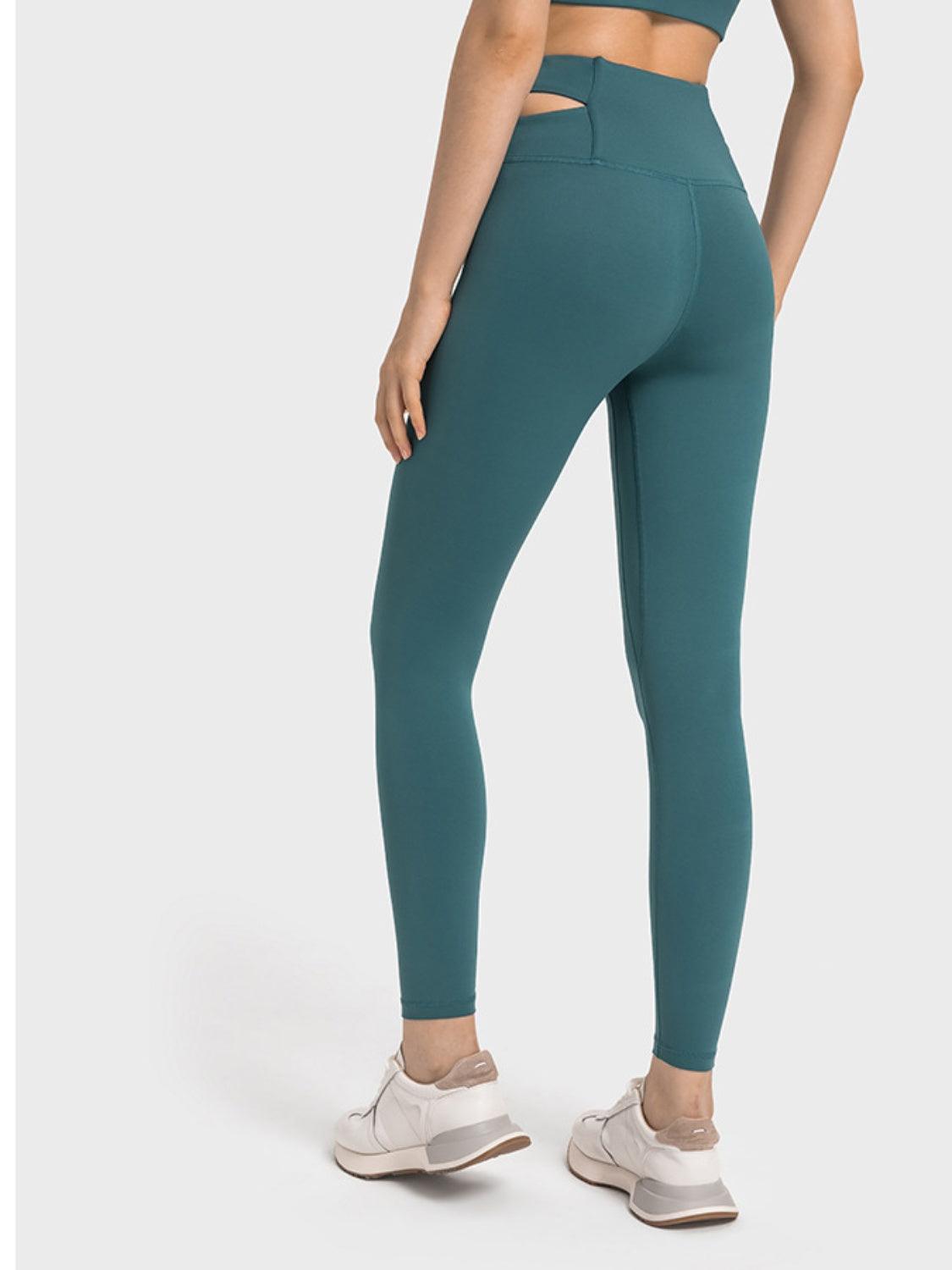 Millennia Crisscross Cutout Sports Leggings - Clothes For Her Online Store