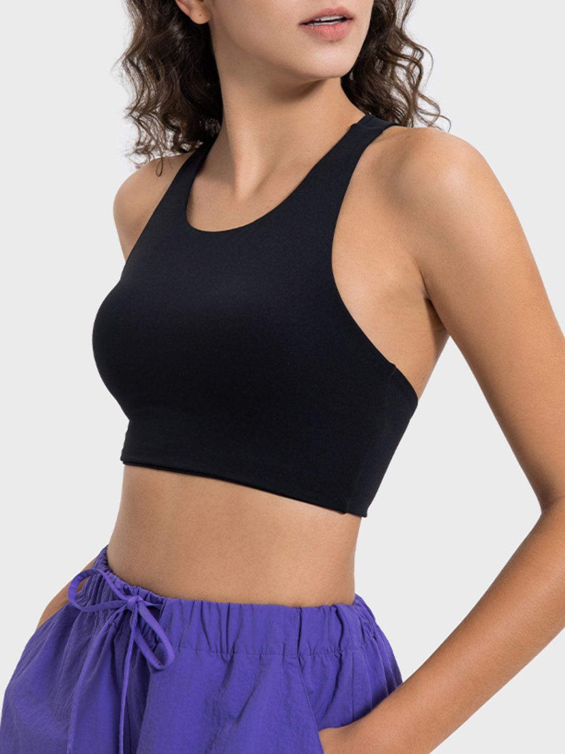 Millennia Cutout Round Neck Active Tank - Clothes For Her Online Store