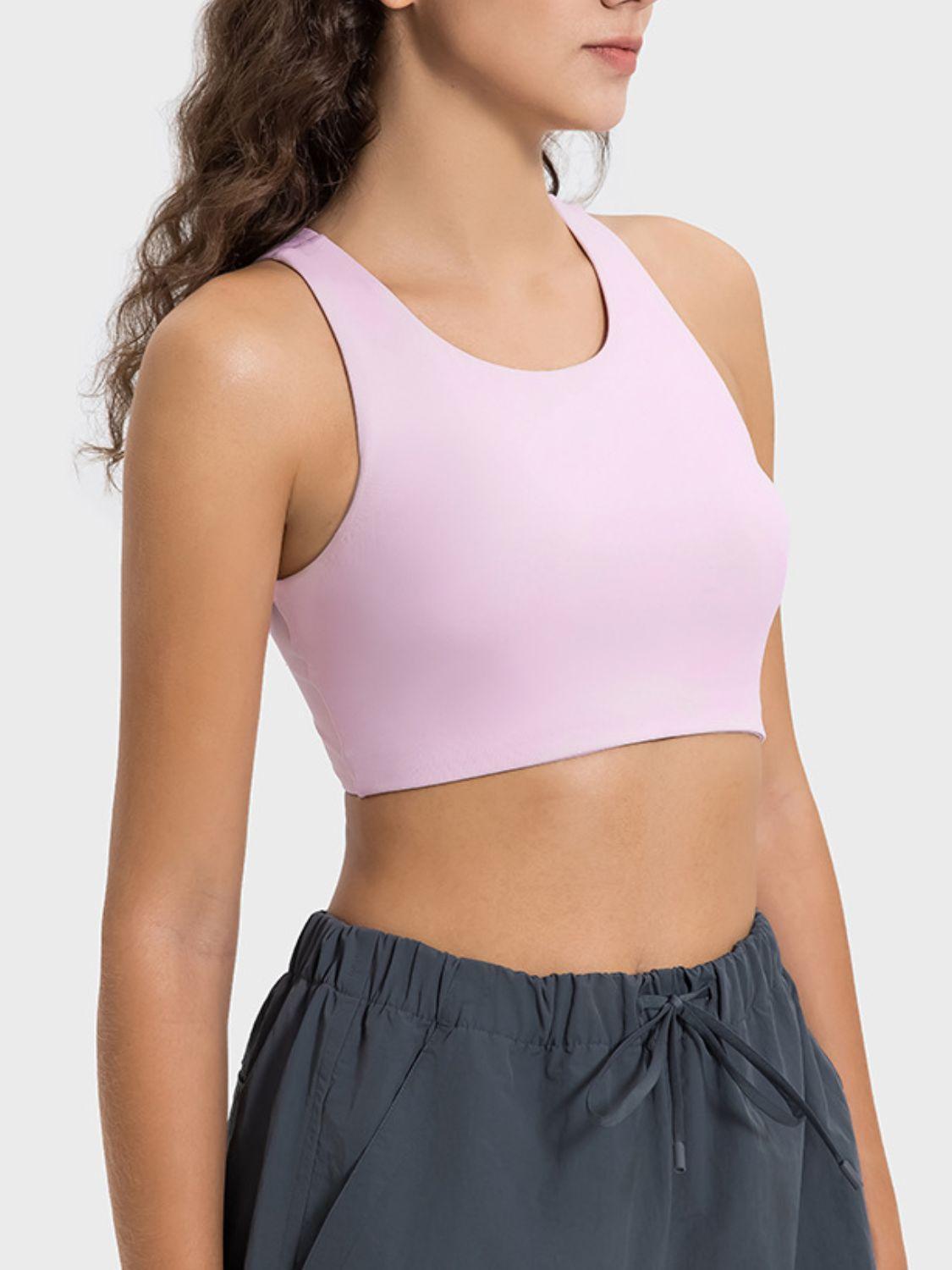 Millennia Cutout Round Neck Active Tank - Clothes For Her Online Store