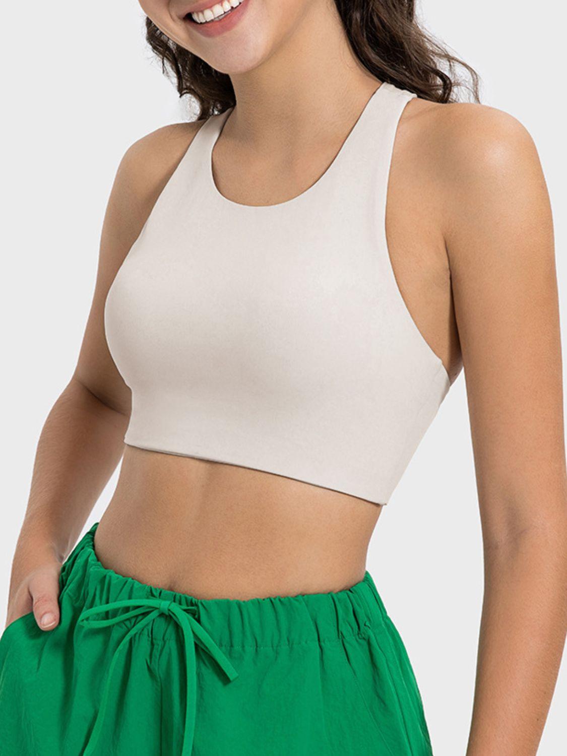 Millennia Cutout Round Neck Active Tank - Clothes For Her Online Store