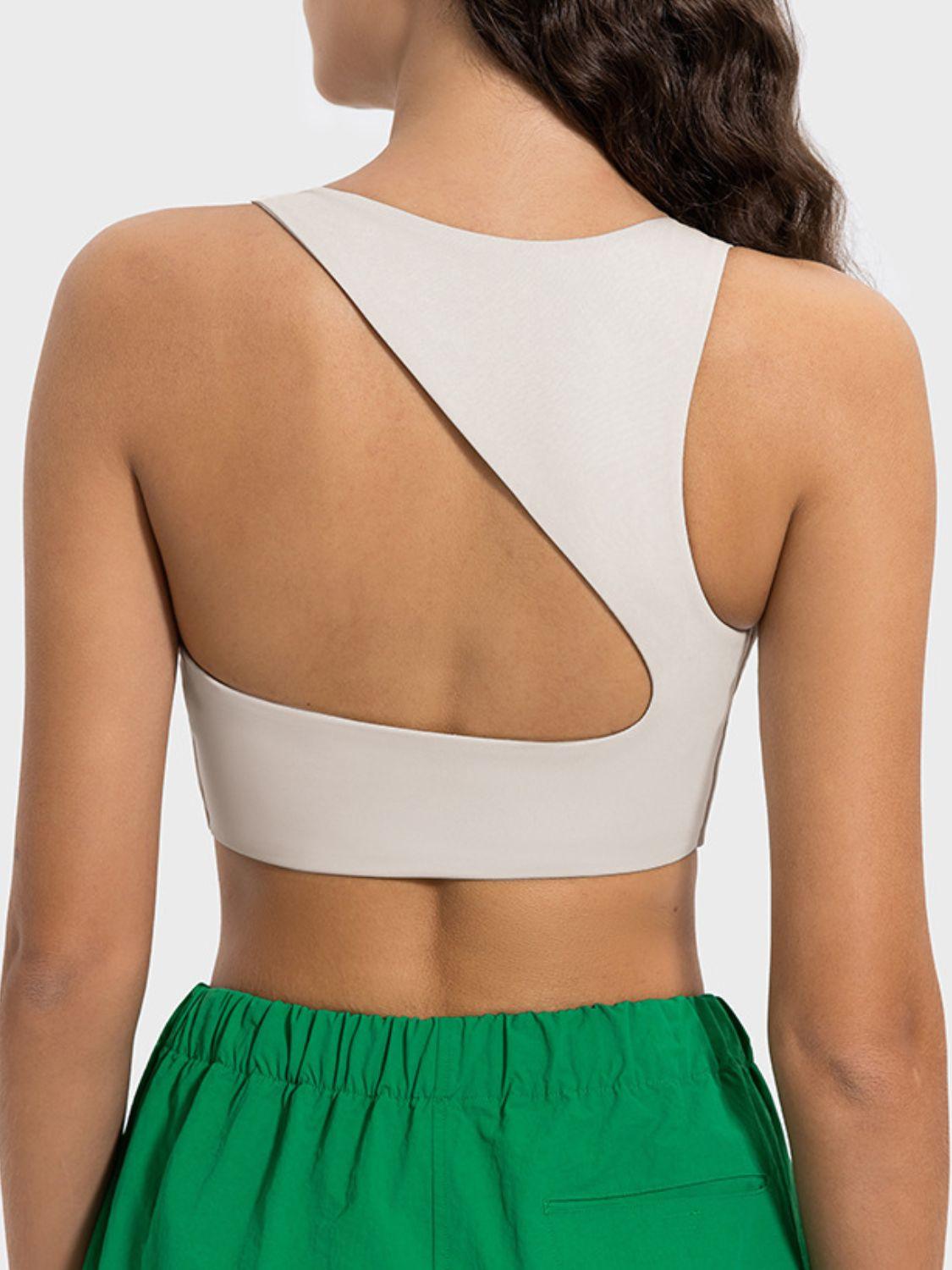 Millennia Cutout Round Neck Active Tank - Clothes For Her Online Store