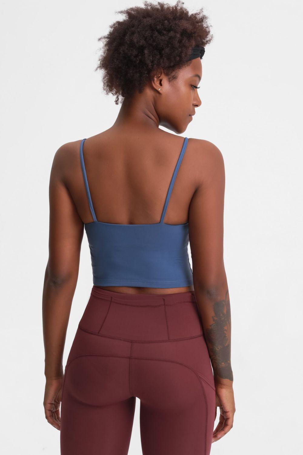 Millennia Feel Like Skin Scoop Neck Sports Cami - Clothes For Her Online Store