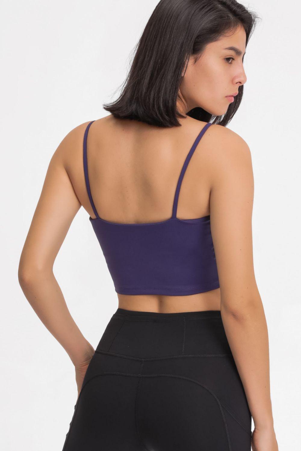 Millennia Feel Like Skin Scoop Neck Sports Cami - Clothes For Her Online Store