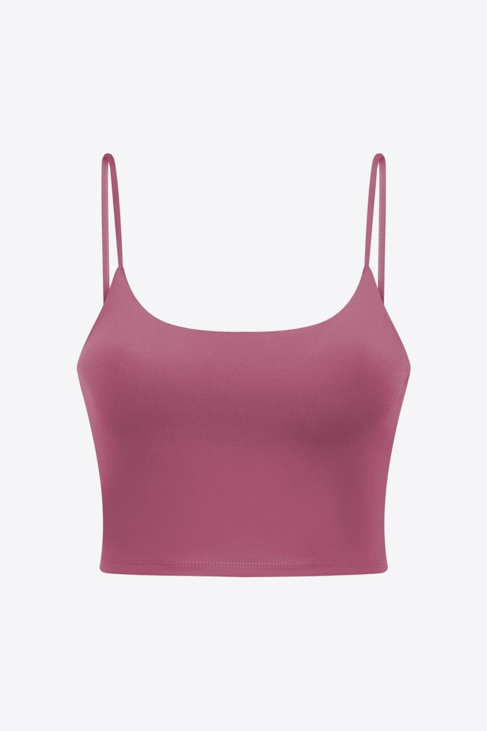 Millennia Feel Like Skin Scoop Neck Sports Cami - Clothes For Her Online Store
