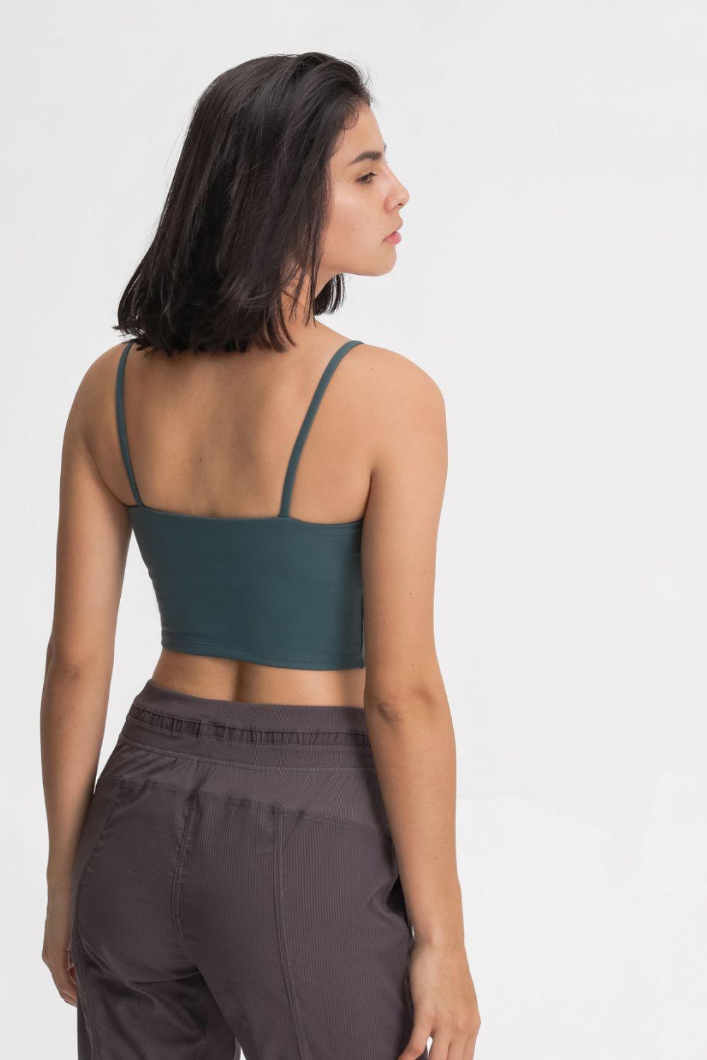 Millennia Feel Like Skin Scoop Neck Sports Cami - Clothes For Her Online Store