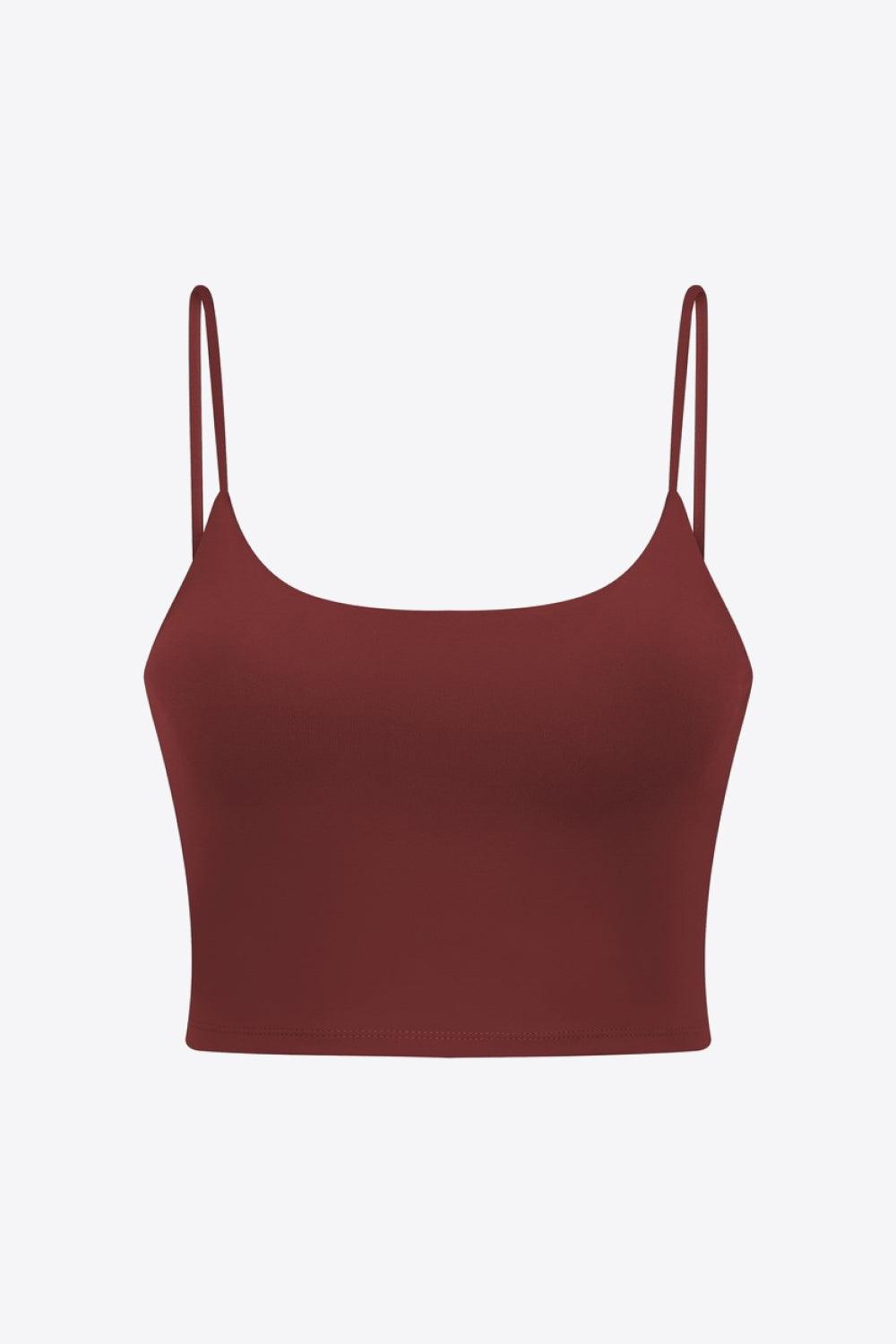 Millennia Feel Like Skin Scoop Neck Sports Cami - Clothes For Her Online Store