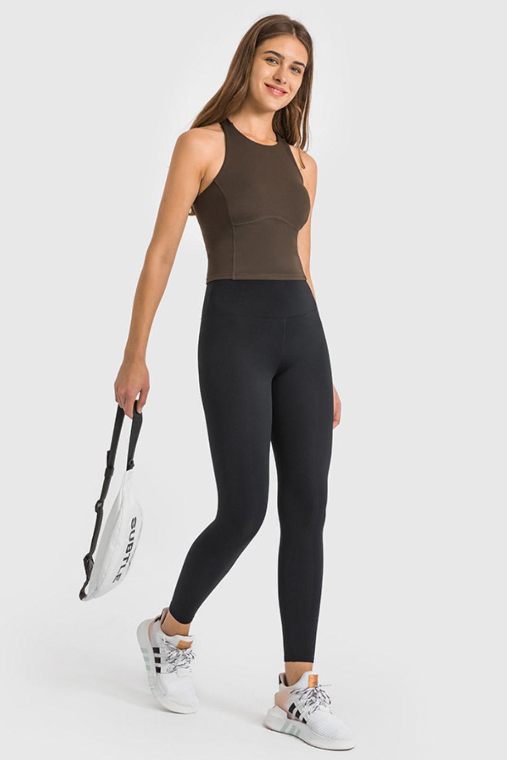 Millennia High Waist Ankle-Length Yoga Leggings - Clothes For Her Online Store