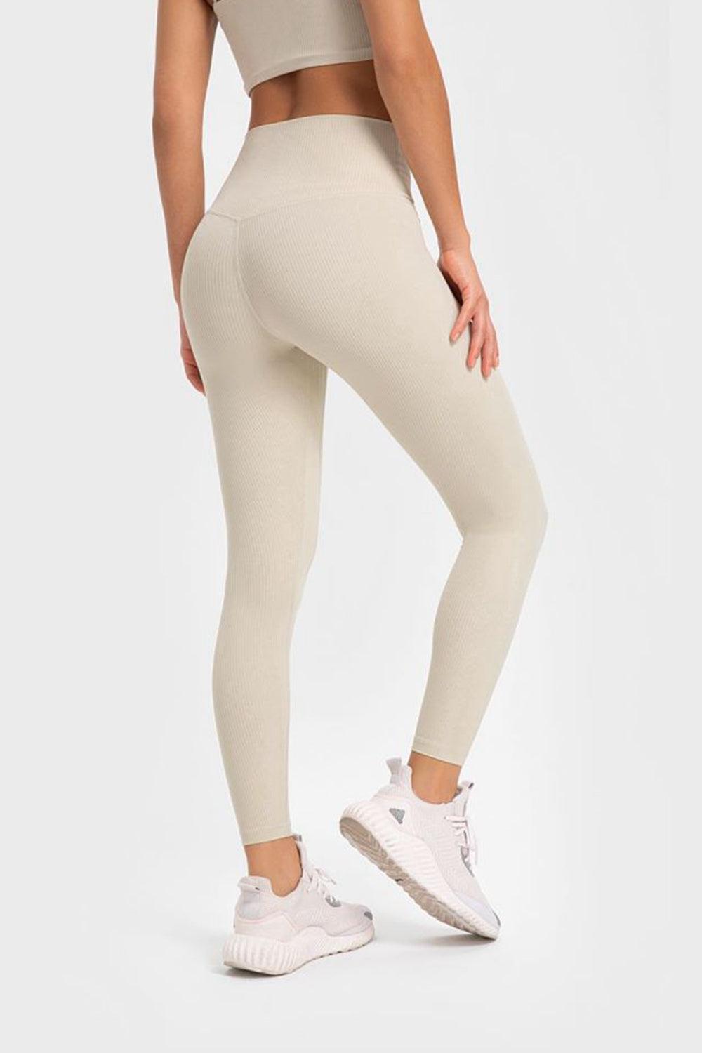Millennia Highly Stretchy Wide Waistband Yoga Leggings - Clothes For Her Online Store