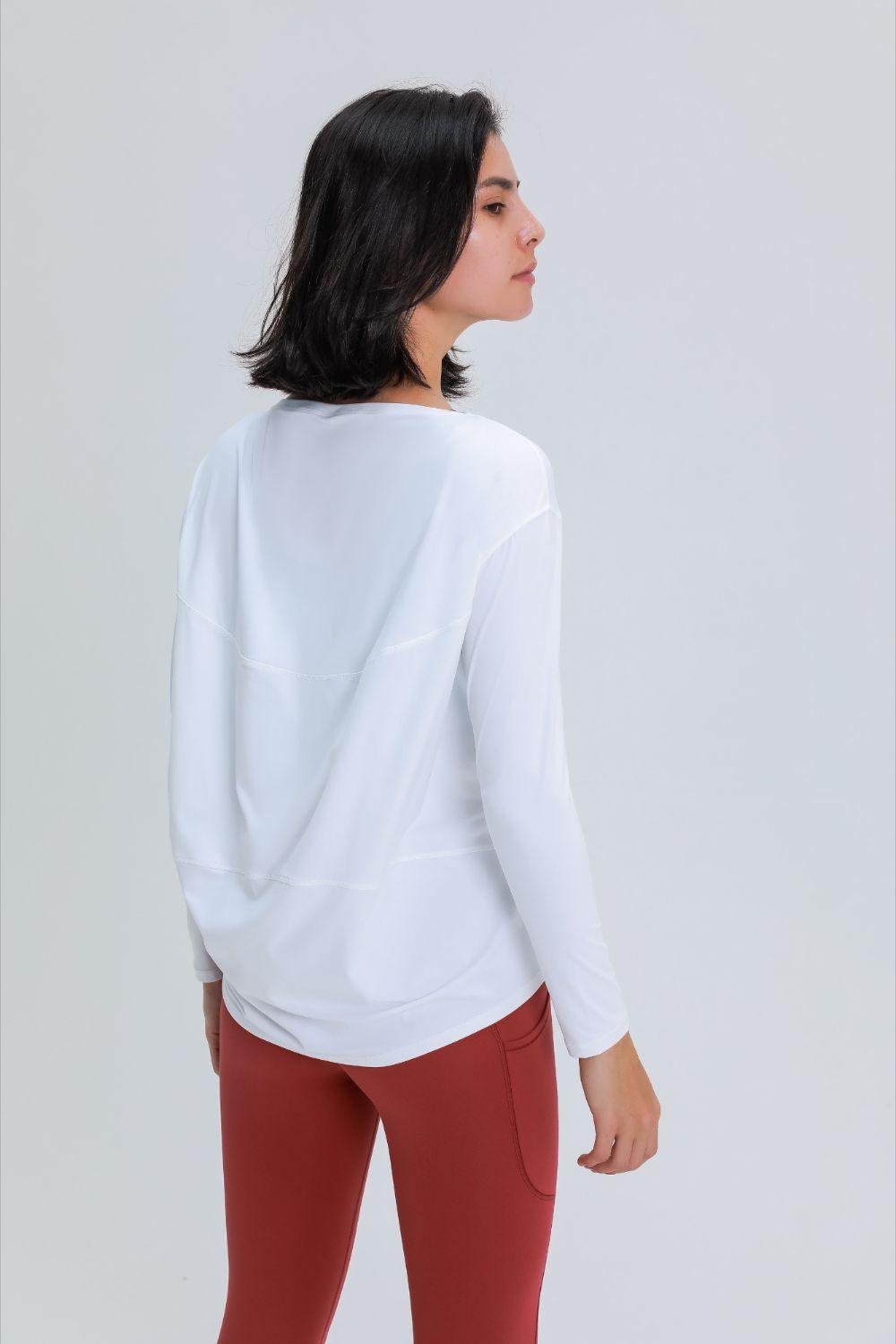 Millennia Loose Fit Active Top - Clothes For Her Online Store