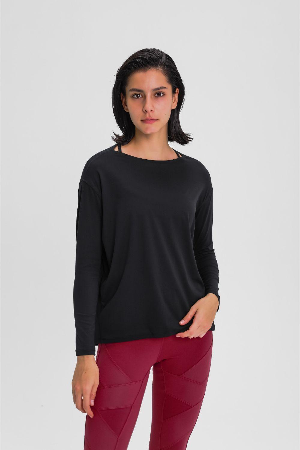 Millennia Loose Fit Active Top - Clothes For Her Online Store