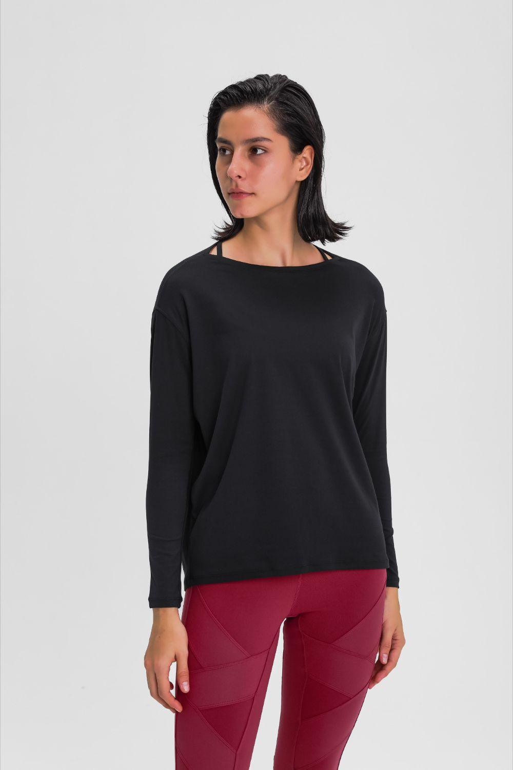Millennia Loose Fit Active Top - Clothes For Her Online Store