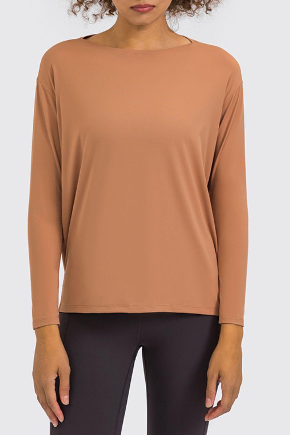 Millennia Loose Fit Active Top - Clothes For Her Online Store