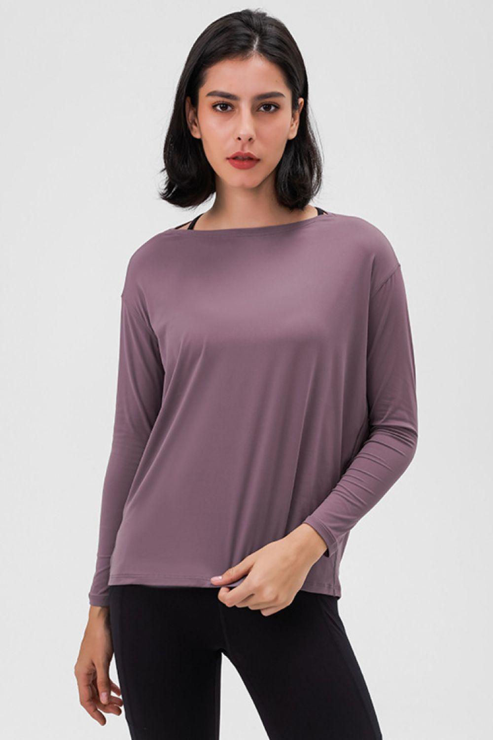Millennia Loose Fit Active Top - Clothes For Her Online Store