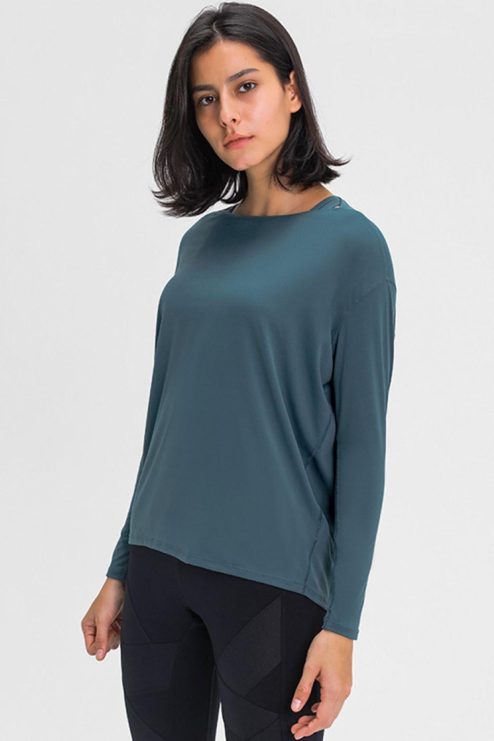 Millennia Loose Fit Active Top - Clothes For Her Online Store