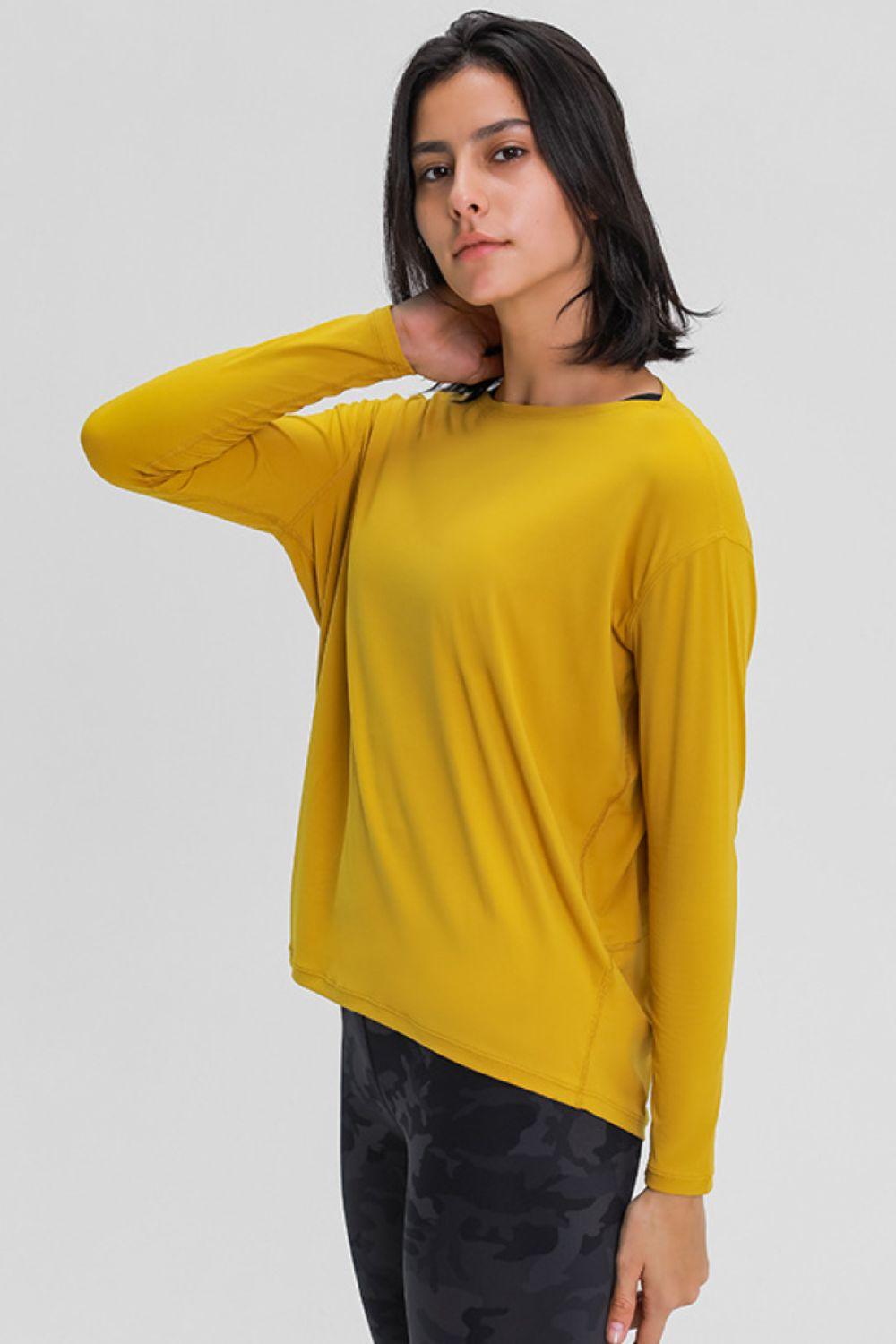 Millennia Loose Fit Active Top - Clothes For Her Online Store