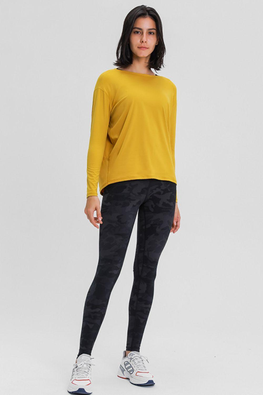 Millennia Loose Fit Active Top - Clothes For Her Online Store