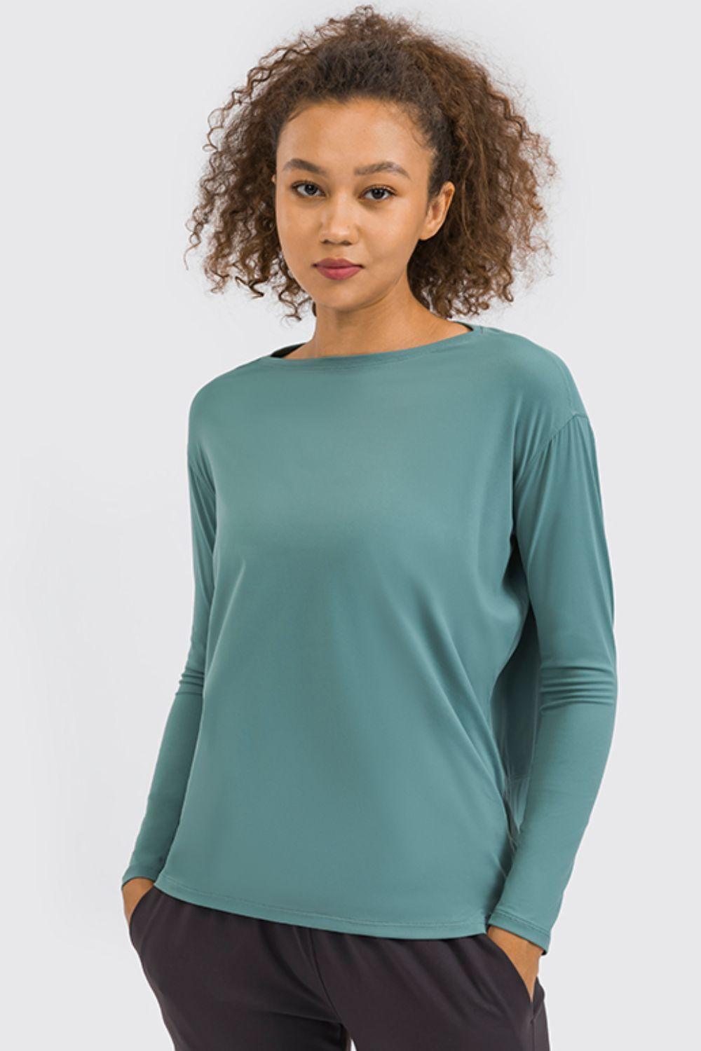 Millennia Loose Fit Active Top - Clothes For Her Online Store