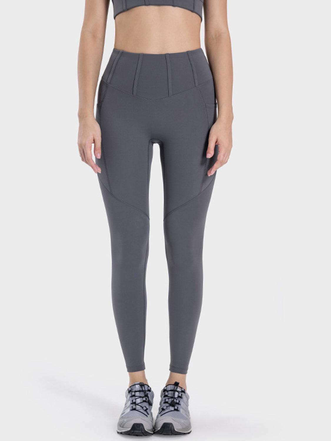 Millennia Pocketed High Waist Active Leggings - Clothes For Her Online Store