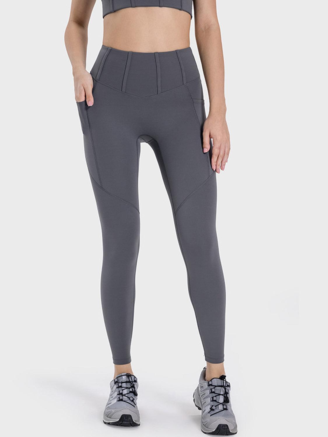 Millennia Pocketed High Waist Active Leggings - Clothes For Her Online Store