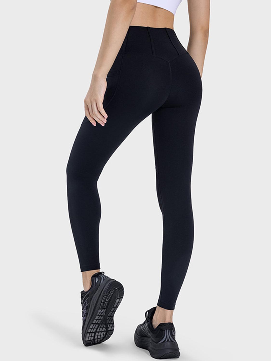 Millennia Pocketed High Waist Active Leggings - Clothes For Her Online Store