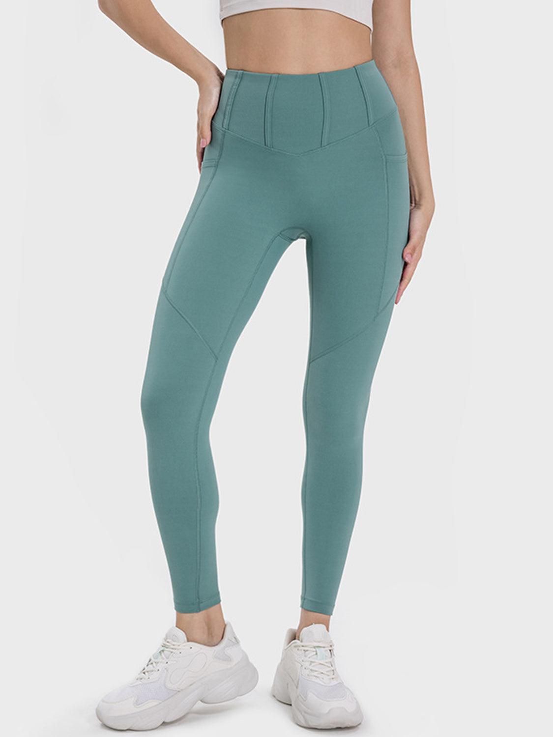 Millennia Pocketed High Waist Active Leggings - Clothes For Her Online Store