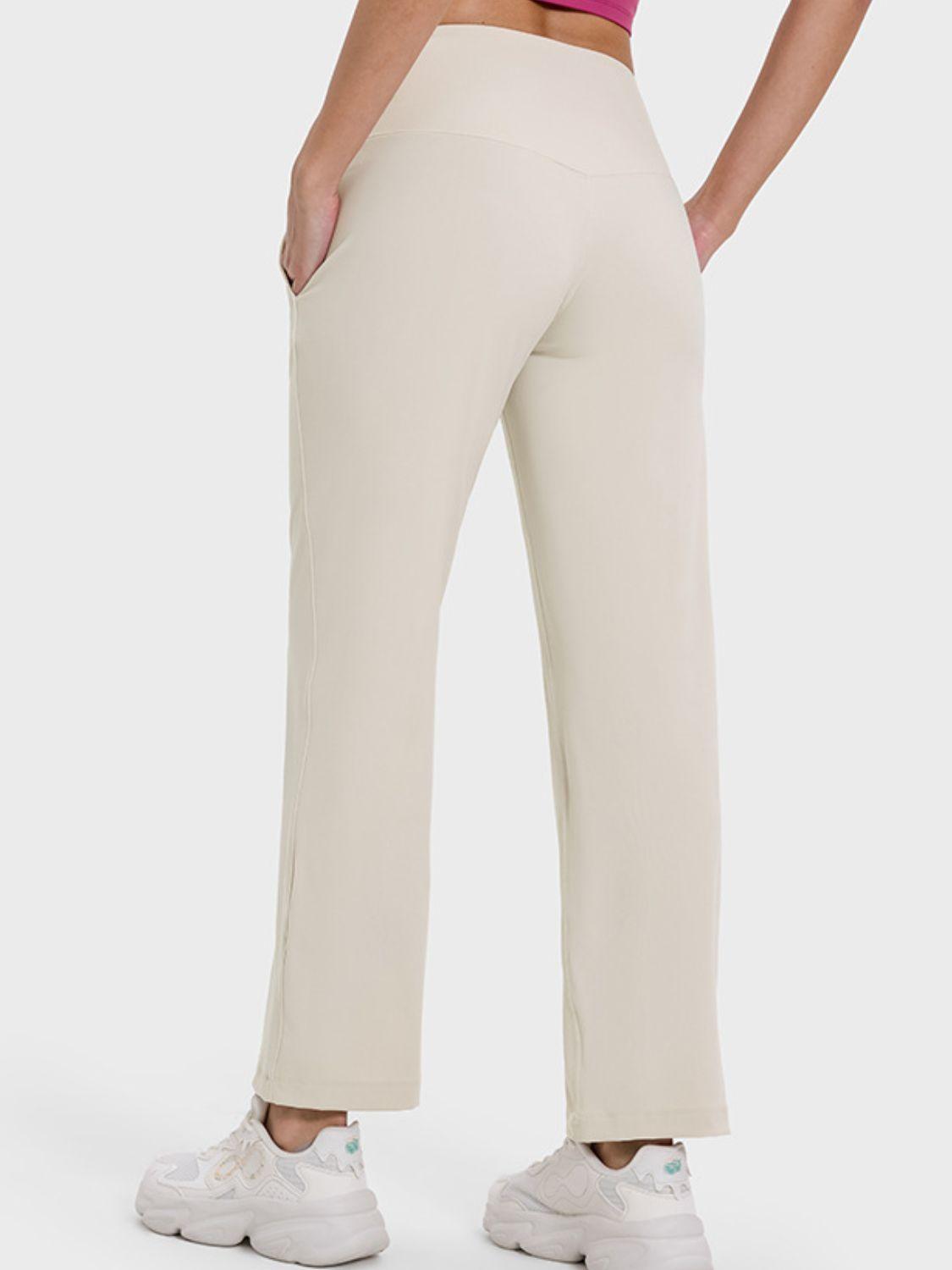 Millennia Pocketed High Waist Active Pants - Clothes For Her Online Store