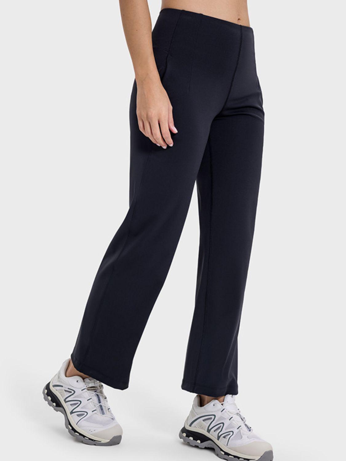 Millennia Pocketed High Waist Active Pants - Clothes For Her Online Store