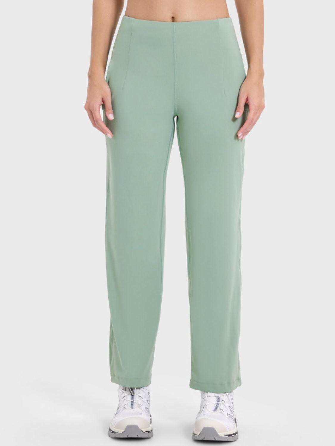 Millennia Pocketed High Waist Active Pants - Clothes For Her Online Store