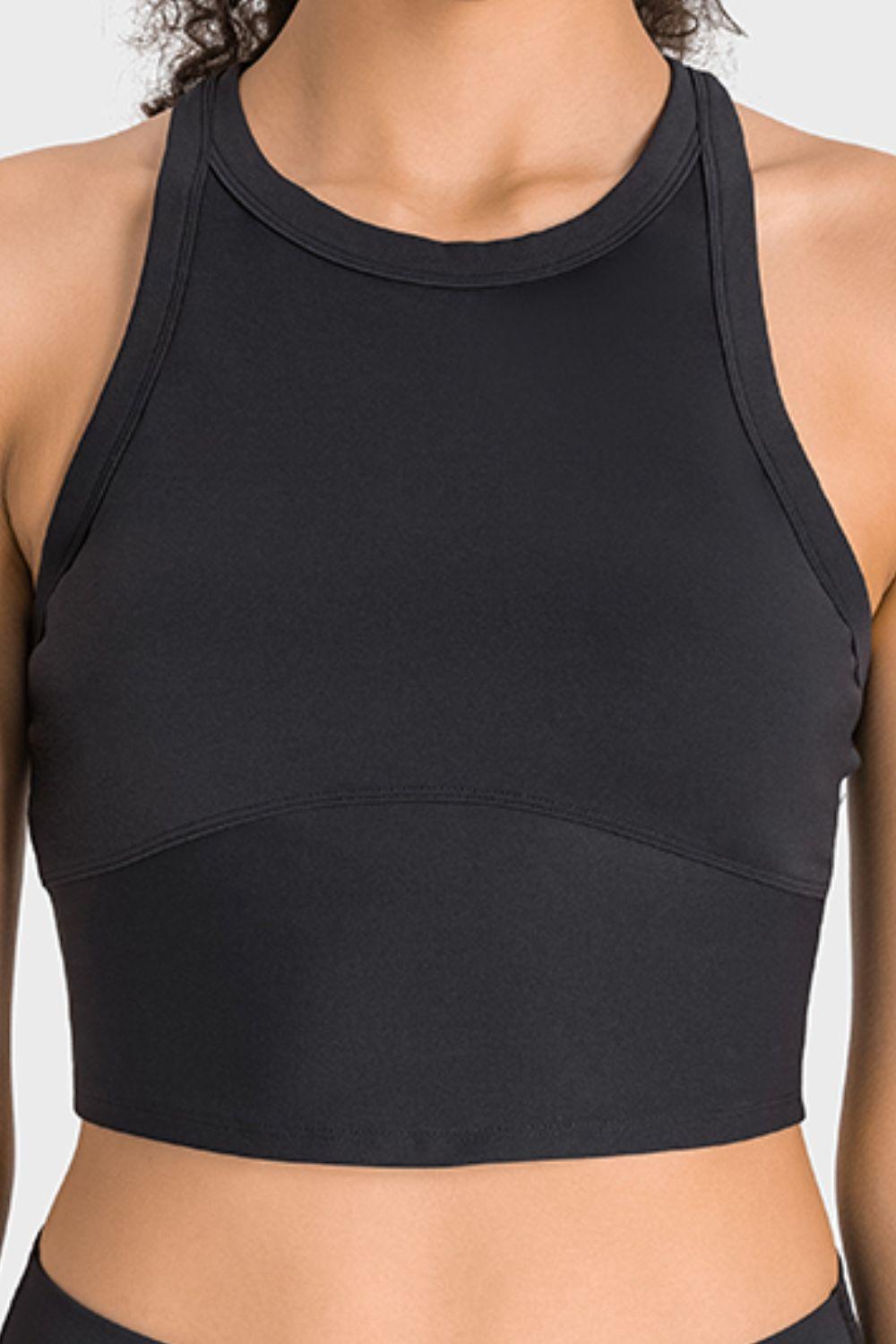 Millennia Racerback Cropped Sports Tank - Clothes For Her Online Store