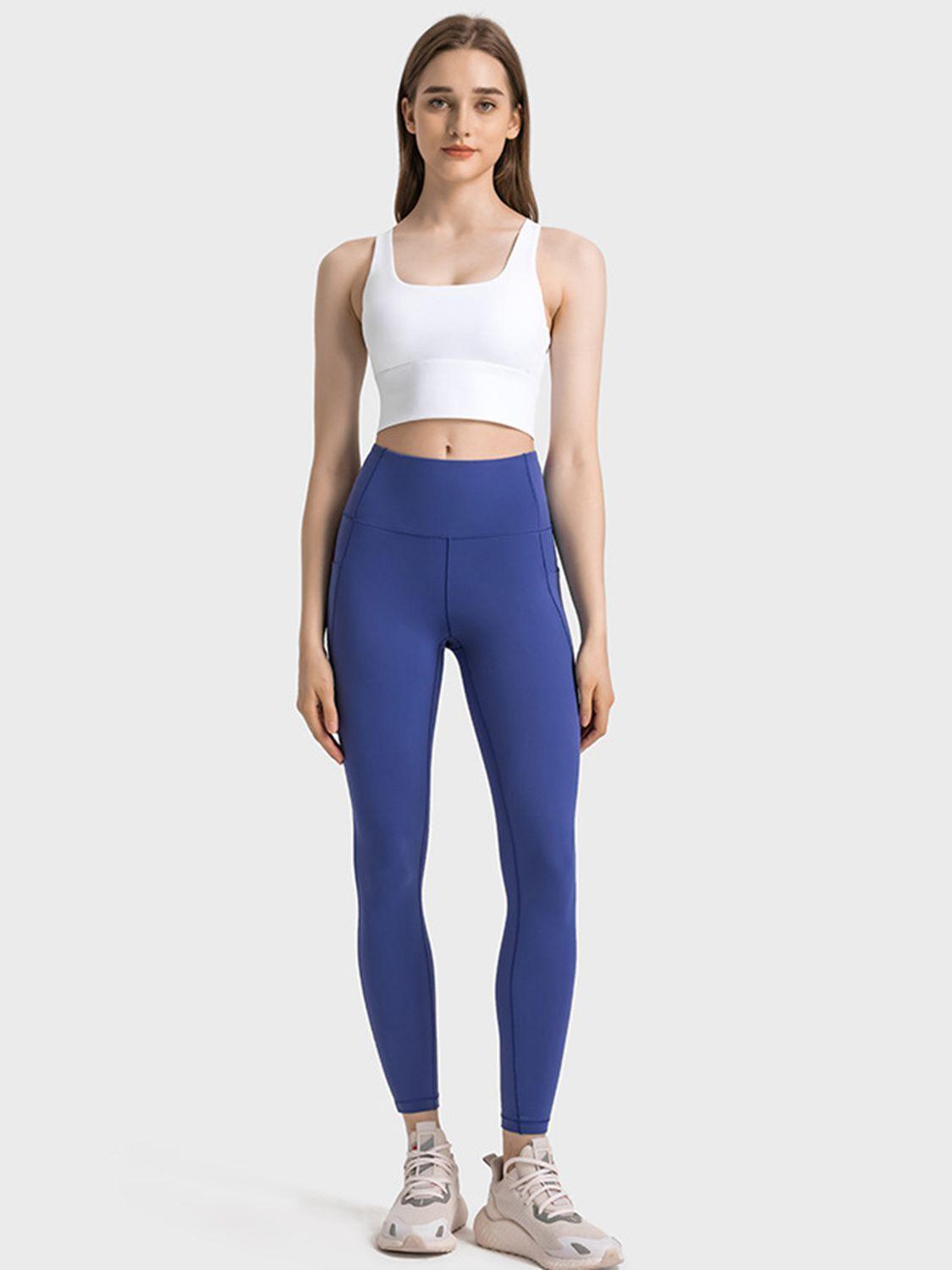 Millennia Scoop Neck Crisscross Straps Sports Bra - Clothes For Her Online Store